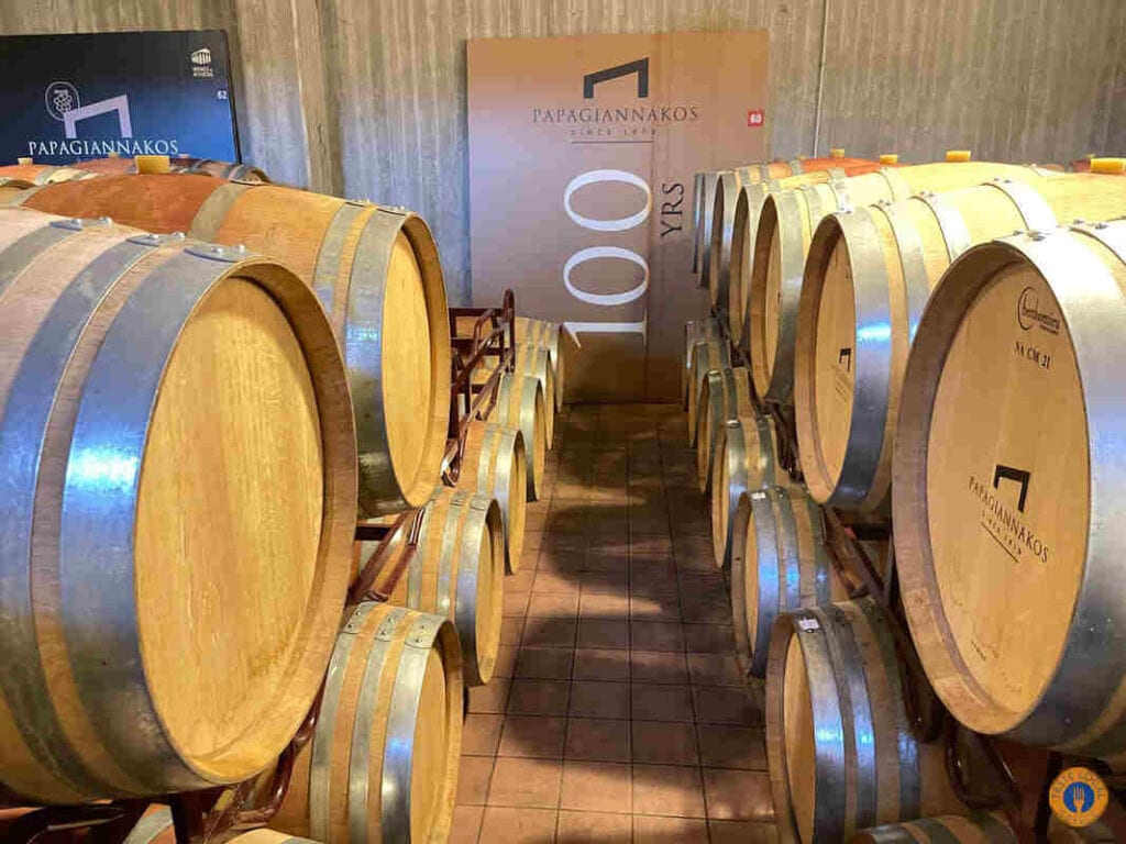 World Wine Tourism Day at Papagiannakos Winery - Gastronomy Tours papagiannakos wine cellar 1 - Gastronomy Tours
